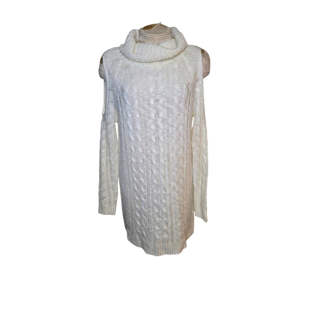 Onetheland‎ Sweater Dress Beige Size L NWT